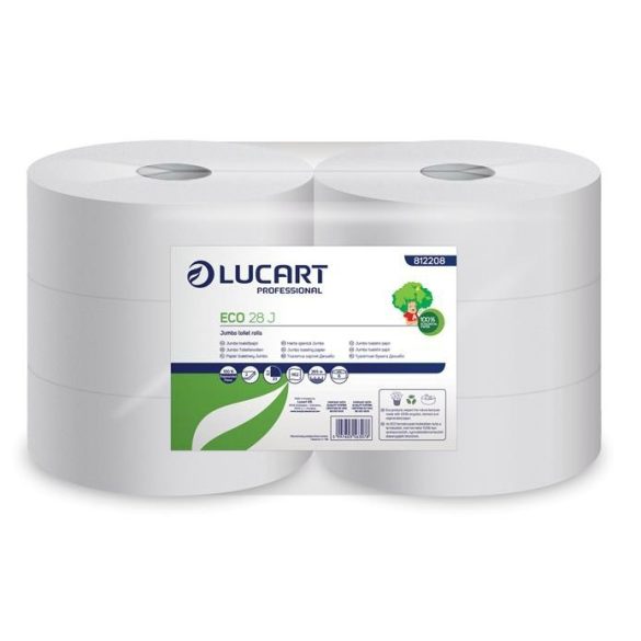 Toalettpapír Lucart ECO 28J 80% 812208