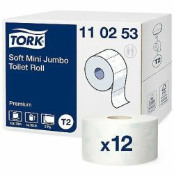 Tork Premium Mini Jumbo toalettpapír T2 110253