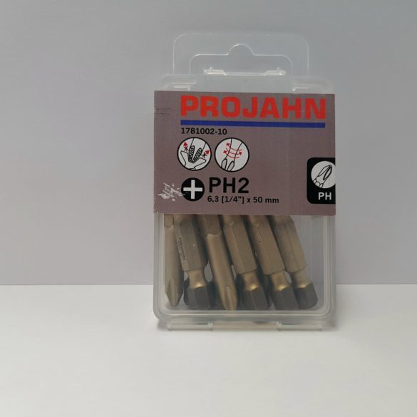 Projahn 1/4" Star bitfej L25mm PH2 10db (178002-10)