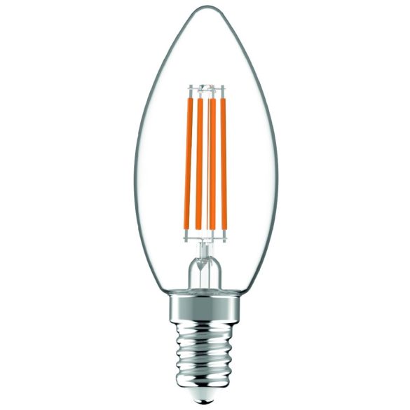 Avide LED Filament Candle 4.9W E14 NW 4000K Super High Lumen