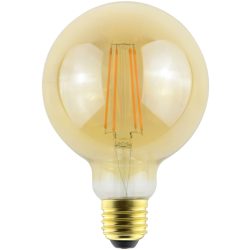   Avide LED Filament Globe G95 7W Fényerőszabályzós Borostyán E27 WW 2500K