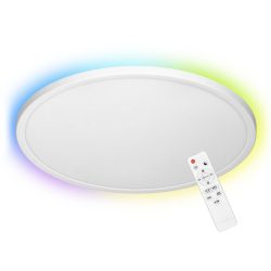   Adviti LED mennyezeti lámpa távirányítóval RGB- CCT fehér 36w 3500 lm