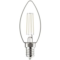 Avide LED White Filament Candle 6.5W E14 NW 4000K